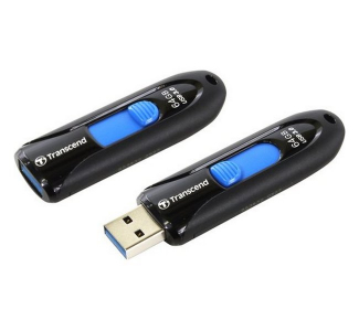  64GB USB3.1 Flash Drive Transcend "JetFlash  790", Black, Slider (R/W:90/30MB/s)