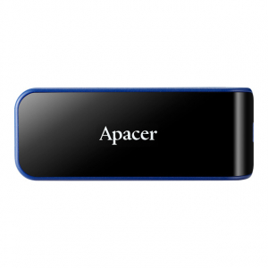  32GB USB3.1 Flash Drive  Apacer "AH356", Black/Blue, Slider (AP32GAH356B-1)