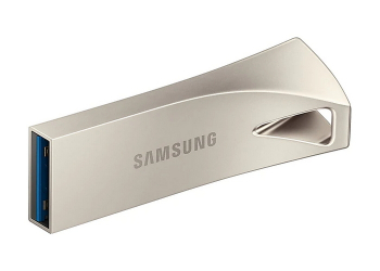  32GB USB3.1 Flash Drive Samsung Bar Plus "MUF-32BE3/APC", Silver, Metal Case (R:200MB/s)