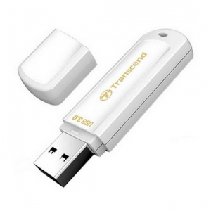  32GB USB3.1 Flash Drive Transcend "JetFlash  730", White, Classic (R/W:90/20MB/s)