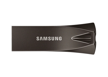 128GB USB3.1 Flash Drive Samsung Bar Plus "MUF-128BE4/APC", Grey, Metal Case (R:200MB/s)