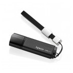  32GB USB3.1 Flash Drive Apacer "AH353", Black, Aluminum Body, Black Cap (AP32GAH353B-1)