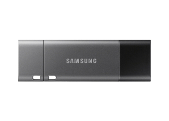 256GB USB3.1/Type-C Flash Drive Samsung Duo Plus "MUF-256DB/APC", Black-Grey, DUO Case (R:200MB/s)