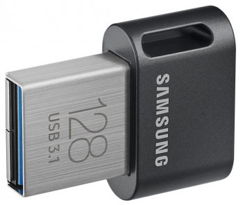 128GB USB3.1 Flash Drive Samsung FIT Plus "MUF-128AB/APC", Grey, Plastic Case (R:200MB/s)