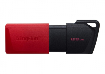 128GB USB3.2 Flash Drive Kingston DataTraveler Exodia (DTXM/128GB), Black-Red, Plastic, Slider Cap