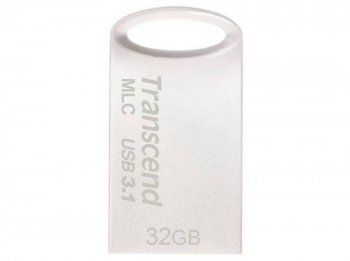  32GB USB3.1 Flash Drive Transcend "JetFlash 720S", Silver, Metal Case, COB (MLC , R/W:130/45MB/s)