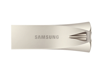 256GB USB3.1 Flash Drive Samsung Bar Plus "MUF-256BE3/APC", Silver, Metal Case (R:200MB/s)