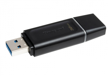  32GB USB3.2 Flash Drive Kingston DataTraveler Exodia (DTX/32GB), Black, Plastic, Classic Cap