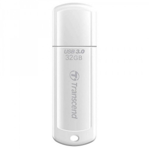  32GB USB3.1 Flash Drive Transcend "JetFlash  730", White, Classic (R/W:90/20MB/s)