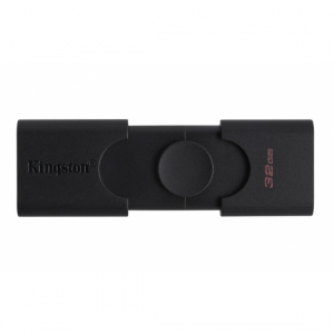  32GB USB3.2 Type-A/Type-C Flash Drive Kingston DataTraveler® Duo (DTDE/32GB), Black, Dual Slider
