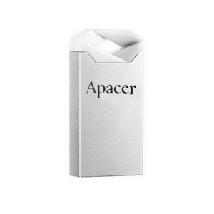  32GB USB2.0 Flash Drive Apacer "AH111", Silver-Crystal, Super-Mini, Metal, Capless (AP32GAH111CR-1)