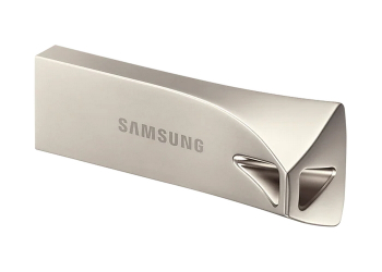 256GB USB3.1 Flash Drive Samsung Bar Plus "MUF-256BE3/APC", Silver, Metal Case (R:200MB/s)