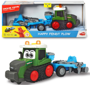 Dickie auto \Happy Fendt Plow\sun & lum