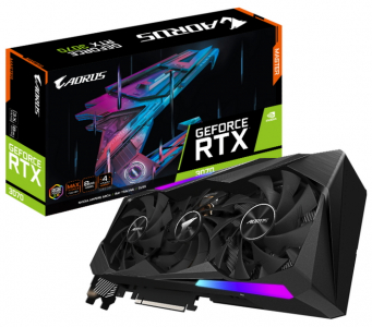 VGA Gigabyte RTX3070 8GB GDDR6 Aorus Master  (GV-N3070AORUS M-8GD)