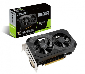 VGA ASUS GTX1650 D6 4GB GDDR6 TUF Gaming OC -P  (TUF-GTX1650-O4GD6-P-GAMING)