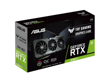 VGA ASUS RTX3060Ti 8GB GDDR6 TUF Gaming OC V2  (TUF-RTX3060TI-O8G-V2-GAMING)