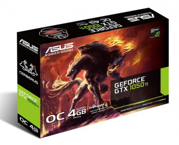 VGA ASUS GTX1050Ti 4GB GDDR5 Cerberus OC  (CERBERUS GTX1050TI-O4G)