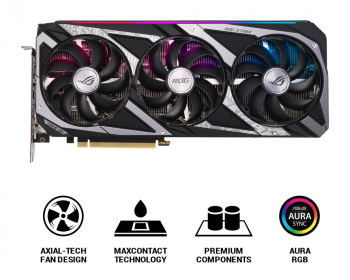 VGA ASUS RTX3060 12GB GDDR6 ROG Strix Gaming OC V2  (ROG-STRIX-RTX3060-O12G-V2-GAMING)