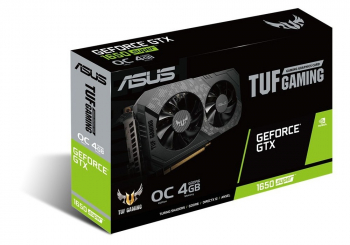 VGA ASUS GTX1650 SUPER 4GB GDDR6 TUF Gaming OC (TUF-GTX1650S-O4G-GAMING)