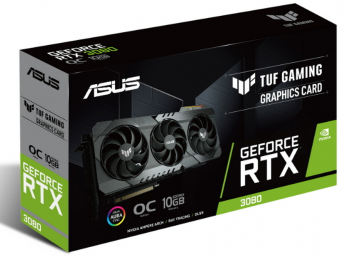 VGA ASUS RTX3080 10GB GDDR6X TUF Gaming OC  (TUF-RTX3080-O10G-GAMING)