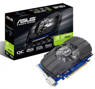 VGA ASUS GT1030 2GB GDDR5 Phoenix OC  (PH-GT1030-O2G)