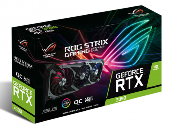 VGA ASUS RTX3090 24GB GDDR6X ROG Strix Gaming OC  (ROG-STRIX-RTX3090-O24G-GAMING)