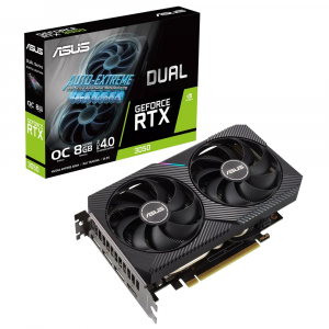 VGA ASUS RTX3050 8GB GDDR6 Dual OC  (DUAL-RTX3050-O8G)