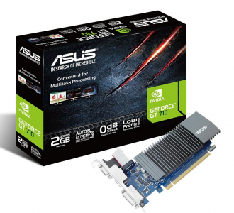 VGA ASUS GT710 2GB GDDR5 Silent Low Profile  (GT710-SL-2GD5)