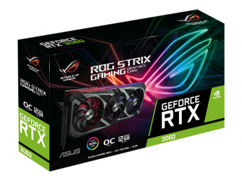 VGA ASUS RTX3060 12GB GDDR6 ROG Strix Gaming OC V2  (ROG-STRIX-RTX3060-O12G-V2-GAMING)