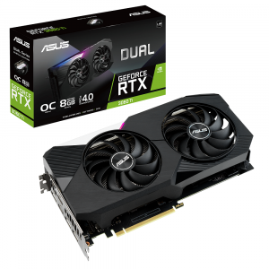 VGA ASUS RTX3060Ti 8GB GDDR6 Dual OC V2  (DUAL-RTX3060TI-O8G-V2)