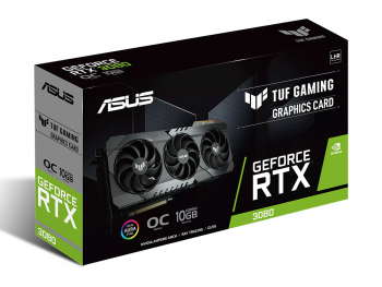 VGA ASUS RTX3080 10GB GDDR6X TUF Gaming OC V2  (TUF-RTX3080-O10G-V2-GAMING)