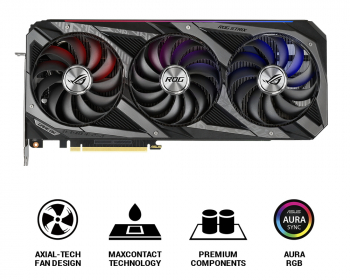 VGA ASUS RTX3080 10GB GDDR6X ROG Strix Gaming OC V2  (ROG-STRIX-RTX3080-O10G-V2-GAMING)