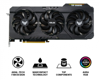 VGA ASUS RTX3060 12GB GDDR6 TUF Gaming OC V2  (TUF-RTX3060-O12G-V2-GAMING)