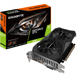 VGA Gigabyte GTX1650 D6 4GB GDDR6 WindForce OC  (GV-N1656WF2OC-4GD)