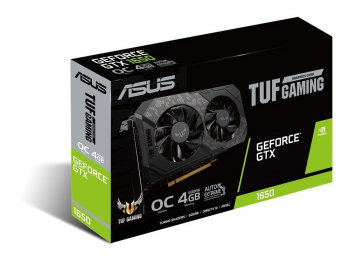 VGA ASUS GTX1650 D6 4GB GDDR6 TUF Gaming OC (TUF-GTX1650-O4GD6-GAMING)