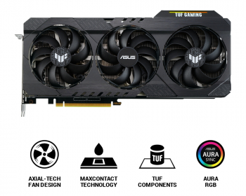 VGA ASUS RTX3080 10GB GDDR6X TUF Gaming OC  (TUF-RTX3080-O10G-GAMING)