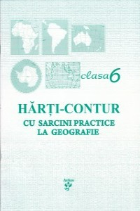 Cl.6. Harti-contur cu sarcini practice la geografie