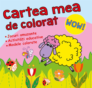 Cartea mea de colorat: Jocuri amuzante Activitati educative. Modele colorate WOW!